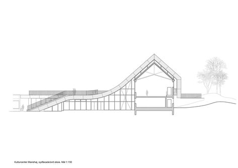 Gallery - Mariehøj Cultural Centre / Sophus Søbye Arkitekter + WE Architecture - 42 Concept Design Architecture, Form Inspiration, Design Diagram, Urban Design Diagram, Master Thesis, Commercial And Office Architecture, Architecture Elevation, Architecture Panel, Modern Ideas