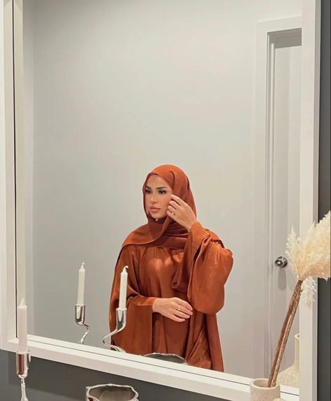 Orange Abaya Outfit, Orange Abaya, Abaya Outfit, Hijabi Girl, Abayas Fashion, Abaya Fashion, Bahrain, Iraq, Oman