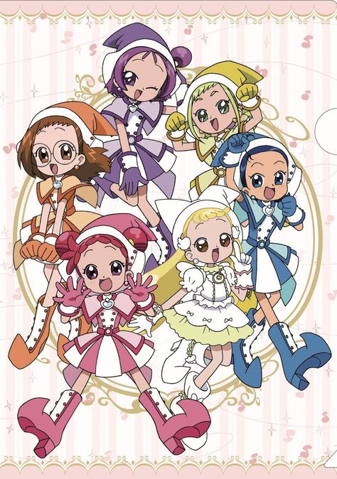 Hazuki Fujiwara, Ojamajo Doremi, Orange, Yellow, Purple, Pink