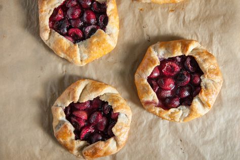 Cherry Tarts, Cherry Galette, Galette Recipe, How To Make Pie, Fresh Cherries, Pastry Blender, Cherry Tart, Sweet Cherries, Food Culture