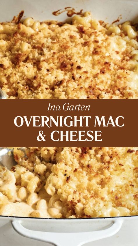 Ina Garten Overnight Mac & Cheese Decadent Mac And Cheese Tipsy Housewife, Ina Garten 5 Cheese Penne, Ina Garden Overnight Macaroni And Cheese, Thanksgiving Recipes Ina Garten, Baked Mac And Cheese Cottage Cheese, Ina Garten Party Recipes, Macaroni And Cheese With Gruyere, Half Baked Harvest Mac And Cheese, Ina Garten Macaroni And Cheese