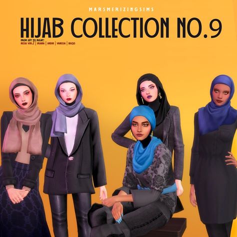 Hijab Collection No.9 (Public 19 Apr) | marsmerizingsims Ts4 Hijab Cc, Sims 4 Hijab Cc, Custom Content Sims 4, Praise To God, Cc Patreon, Cc Sims4, Free Sims 4, Sims 4 Children, Sims 4 Mm Cc