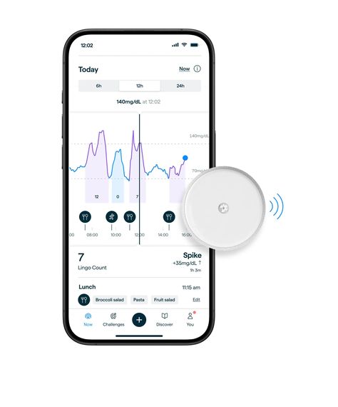 The Glucose Monitoring Biosensor – Lingo Glucose Monitoring Device, Glucose Monitoring, Glucose Monitor, Health Goals, Sweat Proof, People Around The World, Small Designs, Coaching, Track