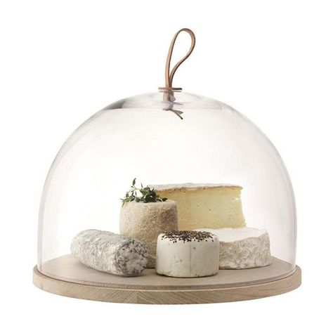 15 Table Accents To Elevate Your Thanksgiving Feast - House & Home Glass Cake Dome, Cheese Display, Present Cake, Cake Dome, Cheese Dome, Wood Cheese Board, Wood Cake, Glass Cakes, Salalah