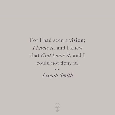 Joseph Smith Quotes Lds, Joseph Smith Quotes, Programming Quote, 2024 Quotes, Yw Lesson, Youth Conference, Paint Inspo, Speak To Me, Inspiring Messages