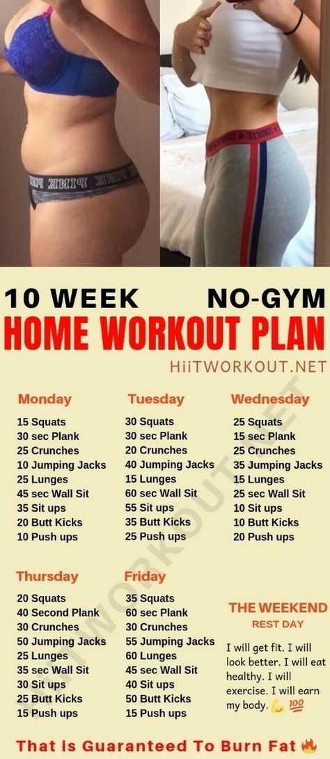 10 Week Workout Plan, 10 Week Workout, Corp Perfect, Home Workout Plan, Motivație Fitness, Motivasi Diet, Gym Antrenmanları, Weekly Workout Plans, Month Workout