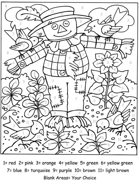 My Backyard Color By Number - (doverpublications) Fall Color By Number Printable Free, Printable Color By Number For Adults, Adult Color By Number Free Printables, Color By Number Printable Free Difficult, Color By Number Halloween, Color By Number Printable Free, Fall Color By Number, Color By Number For Adults, Color By Number Coloring Pages