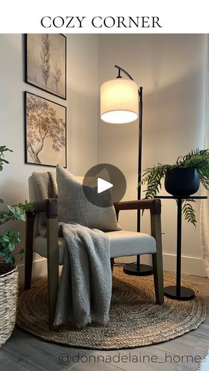 Accent Chair Decor, Instagram Style, My Bedroom, The Chair, Study Office, Cozy Corner, Amazon Home, Sitting Area, Jute Rug