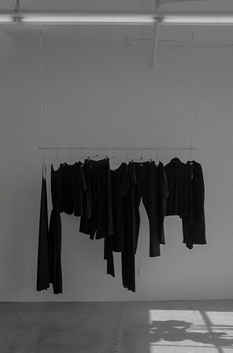 Black Vibes, White Hangers, Black Hangers, Dark Theme, Brand Creation, White Room, Dream Girl, Black And White Aesthetic, Grey Walls