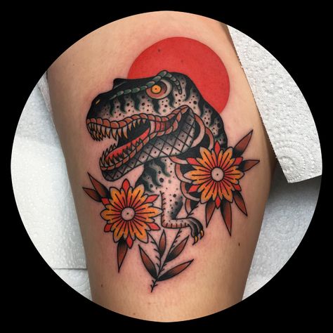 Leonie – Chapel Tattoo Tattoo Dinosaur, Traditional Bird Tattoo, Jurassic Park Tattoo, Bird Tattoo Men, Dinosaur Tattoo, Earth Tattoo, Bird Tattoo Wrist, Small Bird Tattoo, Dinosaur Tattoos