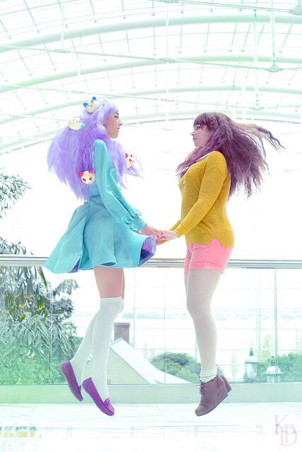 Bee and Dream Bee 2 Bee And Puppy Cat Cosplay, Bee And Puppycat Cosplay, Puppycat Cosplay, Bee Cosplay, Natasha Allegri, Bee Puppycat, Dream Cosplay, Wishy Washy, Group Cosplay