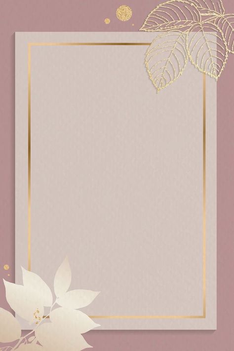 Pink Rectangle, Gold Wallpaper Background, Flower Graphic Design, Frame Vector, Instagram Frame Template, Floral Border Design, Framed Wallpaper, Floral Card, Instagram Wallpaper