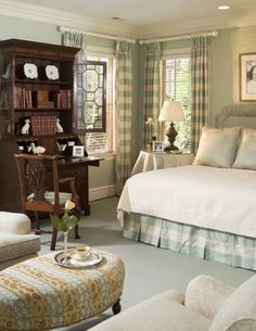 Pretty Beds, Bedroom Board, Bedroom Sanctuary, Color Coordination, French Country Bedrooms, French Bedroom, Bedroom Bliss, Traditional Bedroom Decor, Pretty Bedroom