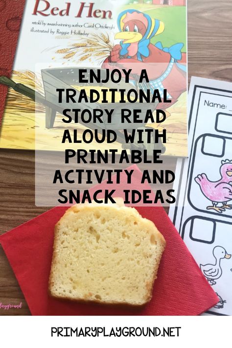 Do you teach fables and fairytales? One of my favorite fables to teach is the story of The Little Red Hen. In this beloved tale, the Little Red Hen makes delicious bread that her lazy friends can’t resist. The students are always eager to see what The Little Red Hen will do when everyone wants a […] The Little Red Hen Activities Preschool, Little Red Hen Activities Preschool, Fables Activities, Little Red Hen Activities, Hen Activities, The Little Red Hen, Traditional Stories, Lemon Bread, Preschool Snacks