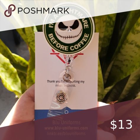 Nightmare Before Christmas Coffee Theme Badge Reel Holder Coffee Theme, Christmas Coffee, Nightmare Before, Badge Reel, Nightmare Before Christmas, Before Christmas, Alligator, Coffee, Christmas