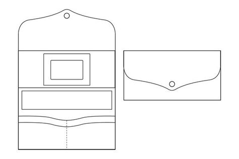 Follow our easy guided template and tutorial to make your own women's long wallet. Our women's leather wallet pattern helps you get your creativity pumping. Leather Card Holder Pattern, Bifold Wallet Pattern, Wallet Pattern Free, Leather Patterns Templates, Long Wallet Pattern, Wallet Template, Diy Leather Wallet, Leather Wallet Design, Cardholder Wallet