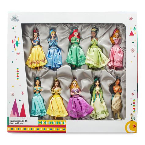 Disney Sketchbook Ornaments, Disney Princess Doll Set, Disney Princess Christmas Tree, Disney Princess Figurines, Disney Princess Ornaments, Get Better At Drawing, Disney Princess Collection, Disney Princess Toys, Disney Christmas Decorations