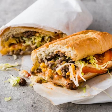 Chopped Cheese Sandwiches | Cook's Country Chopped Cheese Sandwich, Cooks Country Recipes, Donut Toppings, Monte Cristo Sandwich, Chopped Cheese, Cheese Sandwich Recipes, Cookie Toppings, Flat Top Griddle, Caramel Tart