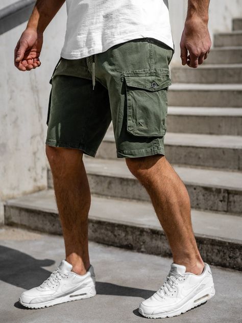 Golf Shirts For Men Mens Fashion, Men’s Summer Fashion 2023 Shorts, Men’s Cargo Shorts Outfit, Men’s Cargo Shorts, Mens Latest Fashion Trends, Fashion Trends 2023 Men, Men’s Summer Fashion 2023, Cargo Shorts Men Outfits, Cargo Shorts Outfit