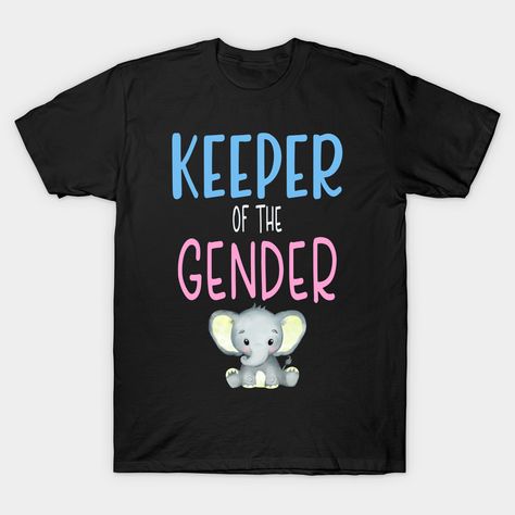 Elephant Gender Reveal Ideas, Gender Reveal Ideas Elephant, Gender Reveal Ideas Elephant Theme, Elephant Theme Gender Reveal, Cute Fitted T-shirt For Gender Reveal, Elephant Gender Reveal Party, Gender Reveal Elephant, Cute T-shirt With Funny Print For Gender Reveal, Personalized Pink T-shirt For Gender Reveal