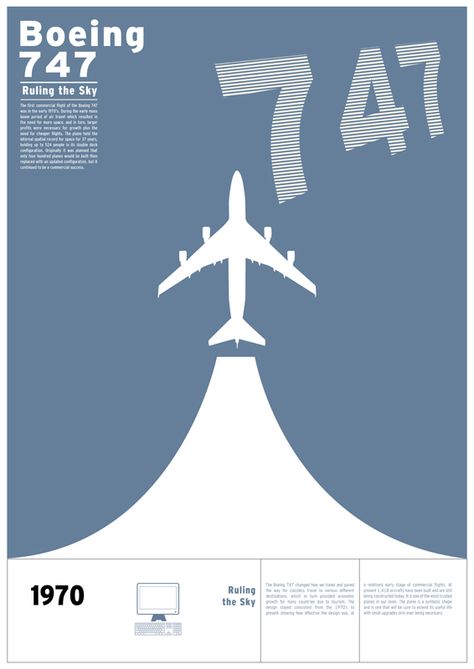 747 Fighter Planes Art, Aviation Posters, Airport Design, Vintage Airlines, Swiss Design, Digital Portfolio, Aviation Art, Boeing 747, Graphic Design Advertising