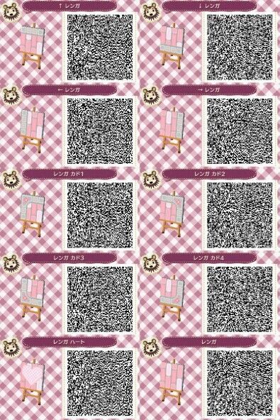 Pink pathway Qr Code Animal Crossing, Acnl Paths, Animal Crossing Qr Codes, Disney Stained Glass, Acnl Qr Codes, Motif Acnl, Animal Crossing 3ds, Ac New Leaf, Happy Home Designer