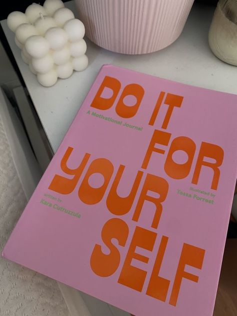 Do It For Yourself Book Aesthetic, Aesthetic Wand, Redbubble Ideas, Therapy Books, Motivational Journal, Books To Read In Your 20s, Self Love Books, Do It For Yourself, Book Cart