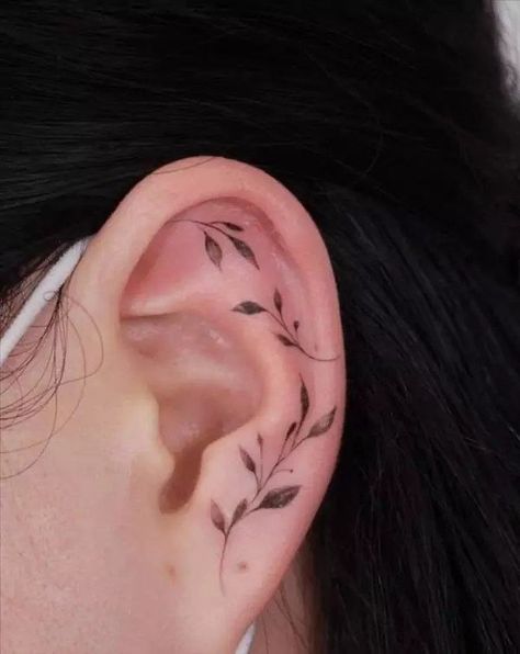 25+ Cute Ear Tattoos For Women | Ear Tattoo Inner Tattoos For Women Ear, Cute Ear Tattoos, Ear Tattoo Inner, Tattoo Ideas Unique, Ear Tattoos, Tattoos For Girls, Ear Tattoo, Tattoo Art, Tattoo Design