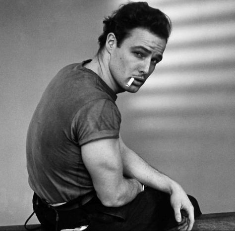 Stanley Kowalski, Cool Photography, Icon Inspiration, George Hurrell, A Streetcar Named Desire, Classic Cinema, Mens Hairstyles Thick Hair, Men Photoshoot, Hollywood Icons