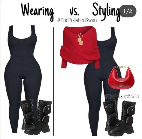 Wearing Vs Styling Outfits, Date Night Outfit Black Woman, Styling Outfits, Date Outfit, Classy Casual Outfits, Cute Swag Outfits, Casual Chic Outfit, Cute Simple Outfits, Fall Fashion Outfits