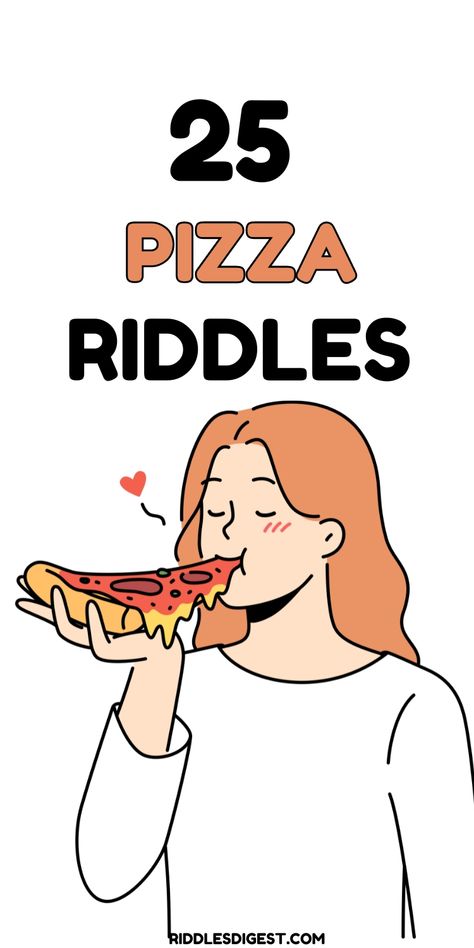 Explore over 25 mind-tickling pizza riddles that will challenge your wit! 🍕 

Perfect for food lovers and puzzle enthusiasts. Check out our blog for more fun! Best Pizza, Good Pizza, You Funny, Your Brain, Riddles, Bones Funny, More Fun, Brain, Pizza