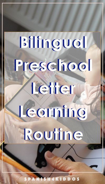 Bilingual preschool letter learning routine engages young learners with activities and fosters reading skills. Bilingual Preschool Center Signs, Bilingual Homeschooling, Learning Letters Preschool, Bilingual Education, Homeschool Encouragement, Blended Learning, Preschool Letters, Language Teacher, Homeschool Help