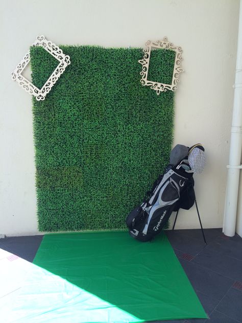 Golf theme baby shower photo background Golf Party Photo Backdrop, Golf Baby Shower Decorations, Golf Theme Gender Reveal, Golf 1st Birthday Party, Golf Baby Shower Ideas, Golf Theme Birthday Party, Golf Theme Birthday, Comedy Roast, Golf 1st Birthday