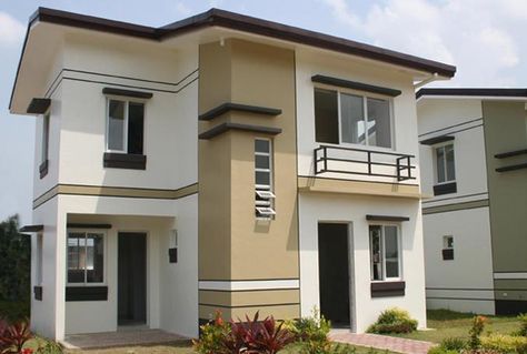 The Elysian, Lysa Expanded Attached House, Modern House Colors, Regular House, Row House Design, House And Lot, Philippine Houses, Bedroom Color Combination, 2 Storey House Design, 2 Storey House