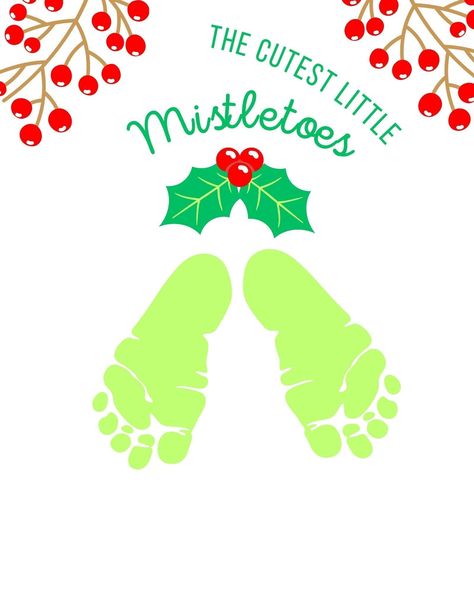 Printable Christmas Handprint & Footprint Art- Quick, easy fun to have this holiday season! It’s as easy as 1. Download 2. Print 3. Personalize (Stamp your child’s handprint or footprint) WHAT YOU WILL RECEIVE: 1 PDF file 8x10 inches 1 PDF file 8.5x11 inches (you can print as many times as you want!!) INSTANT DOWNLOAD *THIS IS A DIGITAL PRODUCT | NO PHYSICAL PRODUCT WILL BE SHIPPED* INSTANT DOWNLOAD You will receive this template immediately after purchase. NO wait time - INSTANT ACCESS INSTRUC Mistletoe Crafts For Toddlers, Mistle Toes Footprint Canvas, Mistle Toes Footprint, Mistletoe Crafts, Mistletoes Footprint, Mistletoe Craft, Mistletoes Footprint Craft, Mistletoe Footprint, Christmas Handprint