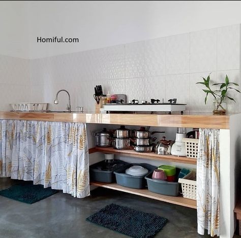 Desain Pantry Dapur, Kitchen Decor Styles, Desain Pantry, Simple Kitchen Design, Small Room Design Bedroom, Small Kitchen Decor, Kitchen Interior Design Decor, Cabinetry Design, Kitchen Room Design