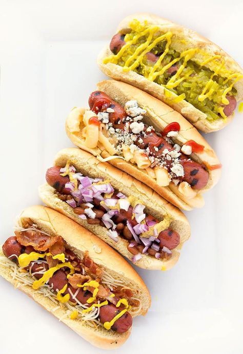 How to Set Up An American Hotdog Bar Hot Dog Bar Toppings, Quick Mac And Cheese, American Hot Dogs, Camping Food Make Ahead, Healthy Camping Food, Comfort Recipes, Restaurant Style Recipes, Camping Hacks Food, Hot Dog Bar