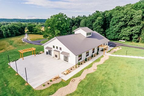 Building the Dream Wedding Venue in Brown County Modern Elegant Farmhouse, Modern Farmhouse Wedding, Event Venue Business, Event Venue Design, Event Space Design, Farmhouse Wedding Venue, Family Compound, Modern Wedding Venue, Brown County