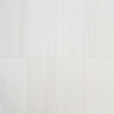 Editor 12x24 Tile Patterns, Honed Marble Floor, White Shower Tile, White Marble Backsplash, Dal Tile, 12x24 Tile, Marble Bathroom Floor, White Tile Shower, Natural Tile