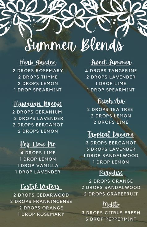 Essential Oil Blends for Every Need — cardio coffee and kale Island Essential Oil Blend, Essential Oil Recipes Spa Smell, Essential Oil Blends For Bathroom, Pina Colada Essential Oil Blend, Bay Rum Essential Oil Blend, Clean House Essential Oil Blend, Sandlewood Essential Oil Blends, Yankee Candle Essential Oil Blends, Essential Oil Diffuser Benefits