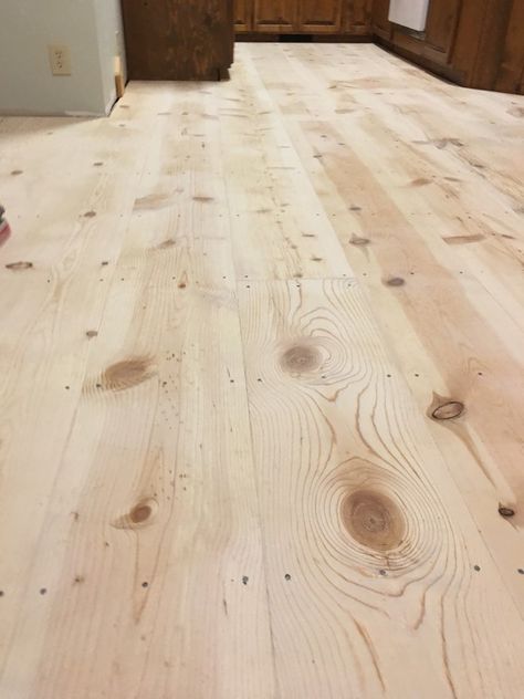 Cheap Wood Flooring, Wood Floor Stain Colors, Diy Hardwood Floors, Wood Floor Colors, Pine Wood Flooring, Diy Wood Floors, Types Of Wood Flooring, Old Wood Floors, Rustic Wood Floors