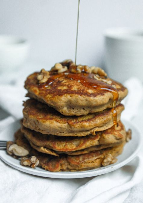 Vegan Pumpkin Protein Pancakes — lots of yums Rainy Sunday Morning, Pumpkin Protein Pancakes, Pumpkin Protein, Rainy Sunday, Pumpkin Flavor, Protein Pancakes, Vegan Pumpkin, Vanilla Protein Powder, Fall Day