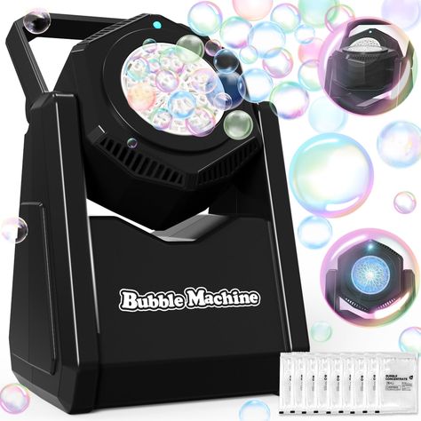 PRICES MAY VARY. 20000+ Bubbles Filling the Air and Creating a Fun and Festive Atmosphere.15 bubble wands and powerful wind designed as more bubble hole and faster speed can produce more bubbles, improving satisfying experience.This bubble machina is handy and convenient, making it a popular choice of bubble machine for partiesfor those who want to create a fun and bubbly atmosphere without much effort. Lights Effect and Adjustable the launch angle by 90° Bring Extra Level of Excitement. The bub Campus Beautification, Bubble Machines, Bubbles Machine, Barbie Invitations, Bubble Blower, Bubble Solution, Bubble Fun, Medical Procedures, Colored Bubbles