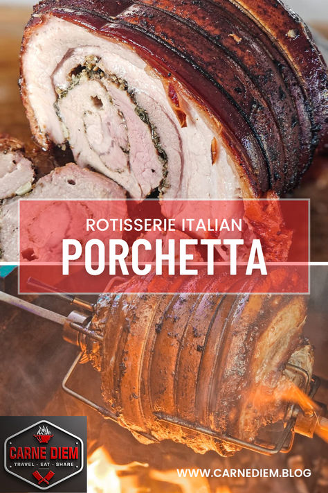 Porchetta, the rolled marvel of Italian cuisine, is a feast for the eyes and the stomach. Traditionally roasted in a wood-fired oven, this recipe takes it a step further – achieving perfect smoked porchetta on a rotisserie. Get ready to transform your backyard into an outdoor kitchen filled with the intoxicating aroma of wood smoke and roasting pork! Pork Loin Rotisserie Recipes, Rotisserie Pork Loin, Porchetta Recipe, Rotisserie Recipes, Porchetta Recipes, Italian Pork, Big Green Egg Recipes, Wood Fired Oven, Cooking Prep