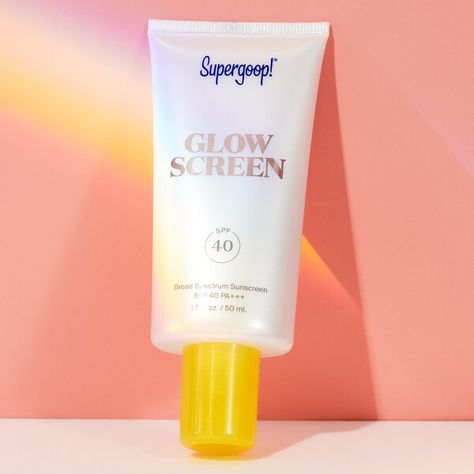 Supergoop Glowscreen, Sephora Beauty, Skin Prep, Daily Skin Care Routine, Broad Spectrum Sunscreen, Vitamin B5, Without Makeup, Spf Sunscreen, Active Ingredient