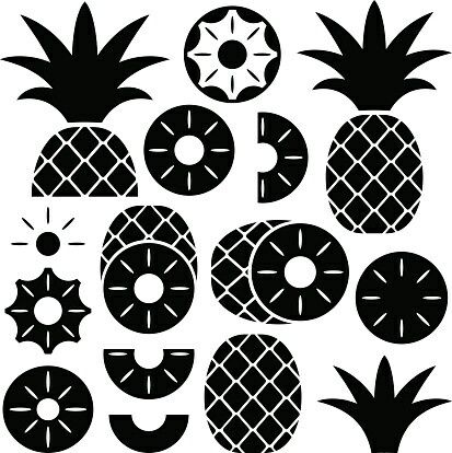 Chalkboard Art Diy, Summer Illustrations, Pineapple Illustration, Pineapple Vector, Fruit Packaging, Pineapple Express, Cake Packaging, Pineapple Cake, Fruit Illustration