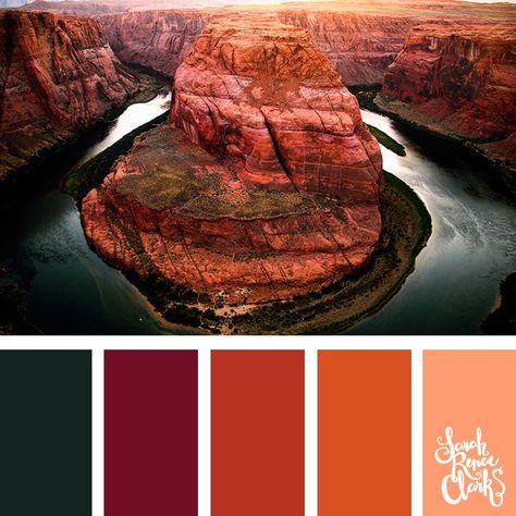 Beautiful red rock colors // 25 color palettes inspired by the PANTONE color trend predictions for Spring/Summer 2019 - Find more color palettes, mood boards and color schemes at sarahrenaeclark.com #color #colorpalettes #pantone Pantone Autumn, Colour Catalogue, Woven Potholders, Classic Color Palette, Winter Color Palette, Color Palette Challenge, Color Catalog, Color Trends Fashion, Fall Color Palette