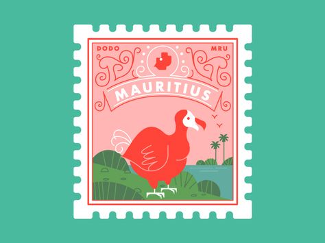 Mauritius Travel, Diy Photo Book, Old Stamps, Book Illustration Art, Travel Diy, Postage Stamp, Graphic Design Posters, Mauritius, Book Illustration