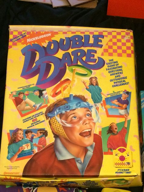 Double Dare Games, Vintage Nickelodeon, Dare Games, Nickelodeon 90s, Double Dare, 90s Childhood, Vintage Games, 90s Kids, Game Show