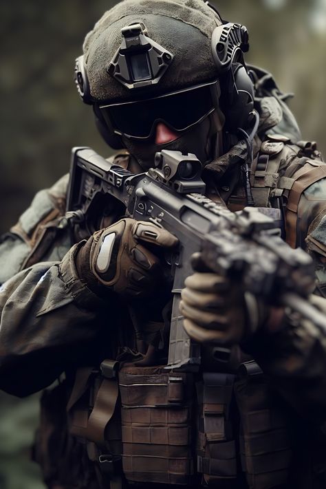 Image of an elite soldier created by artificial intelligence.
#militaryforce #warzones #specialforces #army #military #soldier #marine #airforce #usa #usarmy #usmilitary #airforce Usa Marines Soldiers, Character Occupations, Soldier Aesthetic, Elite Soldier, Army Photography, Marine Special Forces, Swat Police, Military Photography, Military Aesthetic